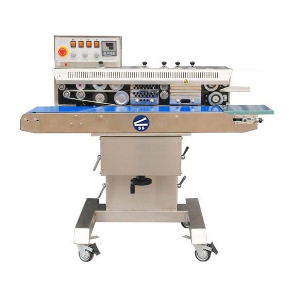 Sealer Sales Horizontal Continuous Band Sealer with Tilt Head, Right Feed, Dry Ink Coding FRM-1120C - main